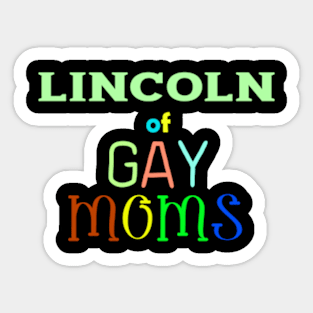 lgbt pride Lincoln Sticker